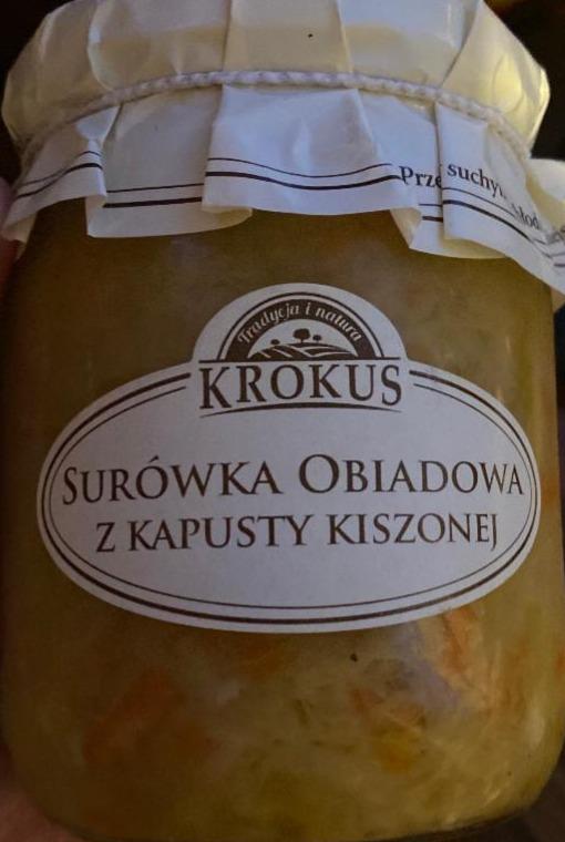 Zdjęcia - Surówka obiadowa z kapusty kiszonej Krokus