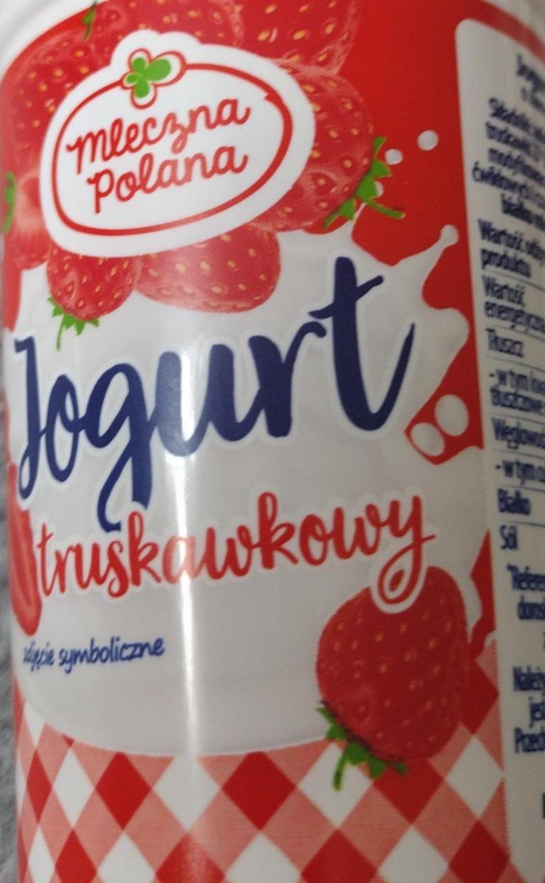 Zdjęcia - Jogurt truskawkowy Mleczna Polana
