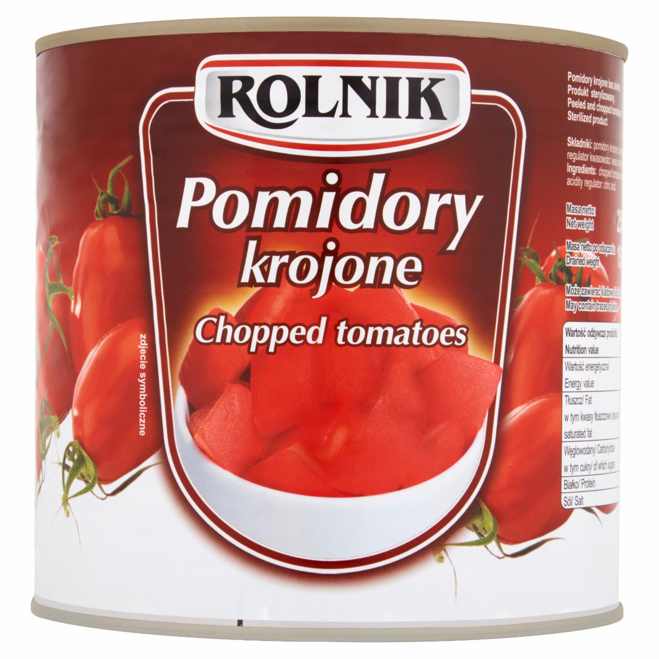 Zdjęcia - Rolnik Pomidory krojone 2500 g