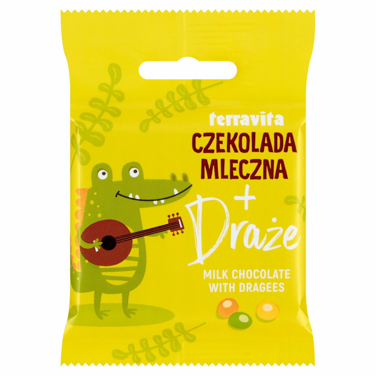 Zdjęcia - Terravita Czekolada mleczna + draże 50 g