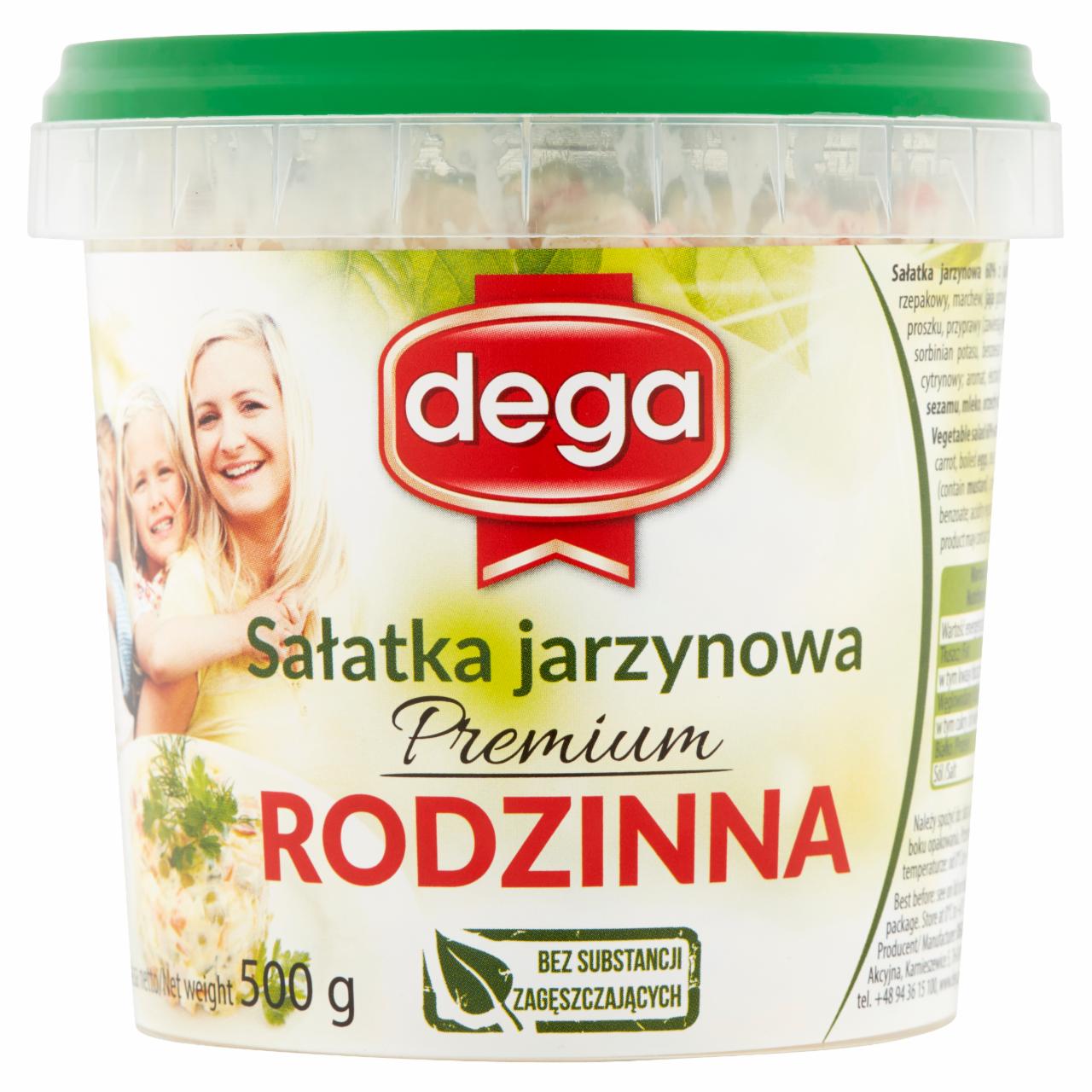 Zdjęcia - Dega Sałatka jarzynowa premium rodzinna 500 g