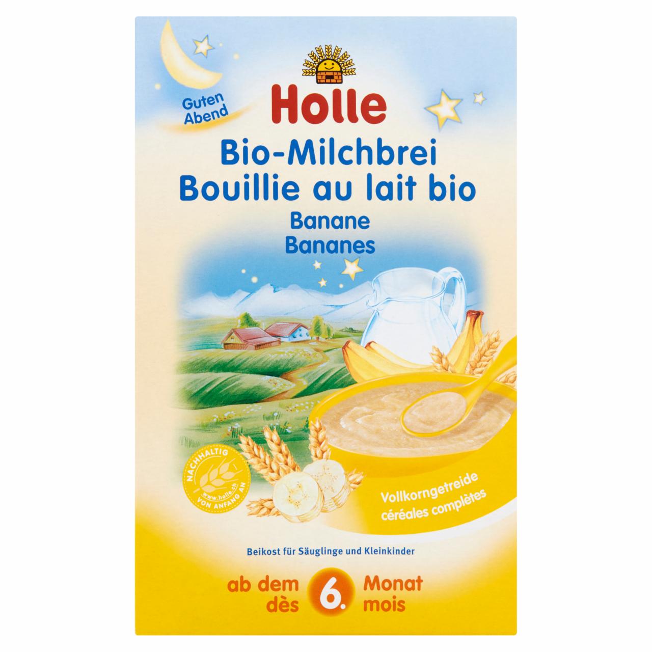 Zdjęcia - Holle Bio kaszka mleczna bananowa dla niemowląt od 6. miesiąca życia 250 g