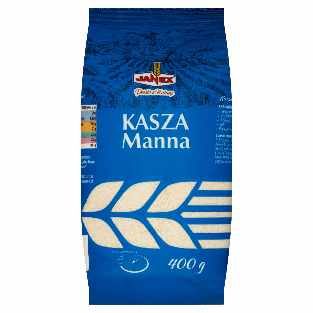 Zdjęcia - Janex Kasza manna 400 g