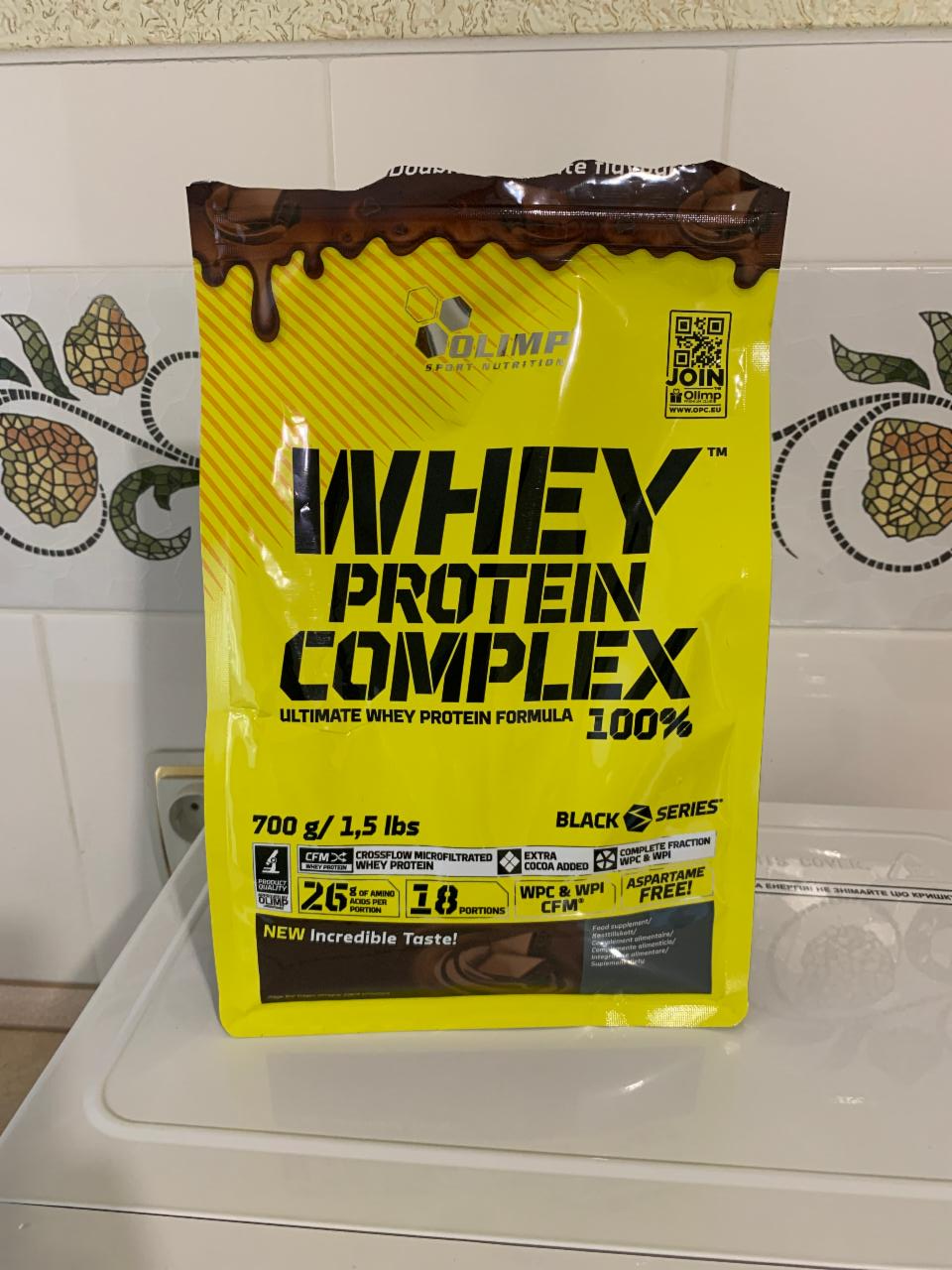 Zdjęcia - Whey protein complex 100% double chocolate flavour Olimp sport nutrition
