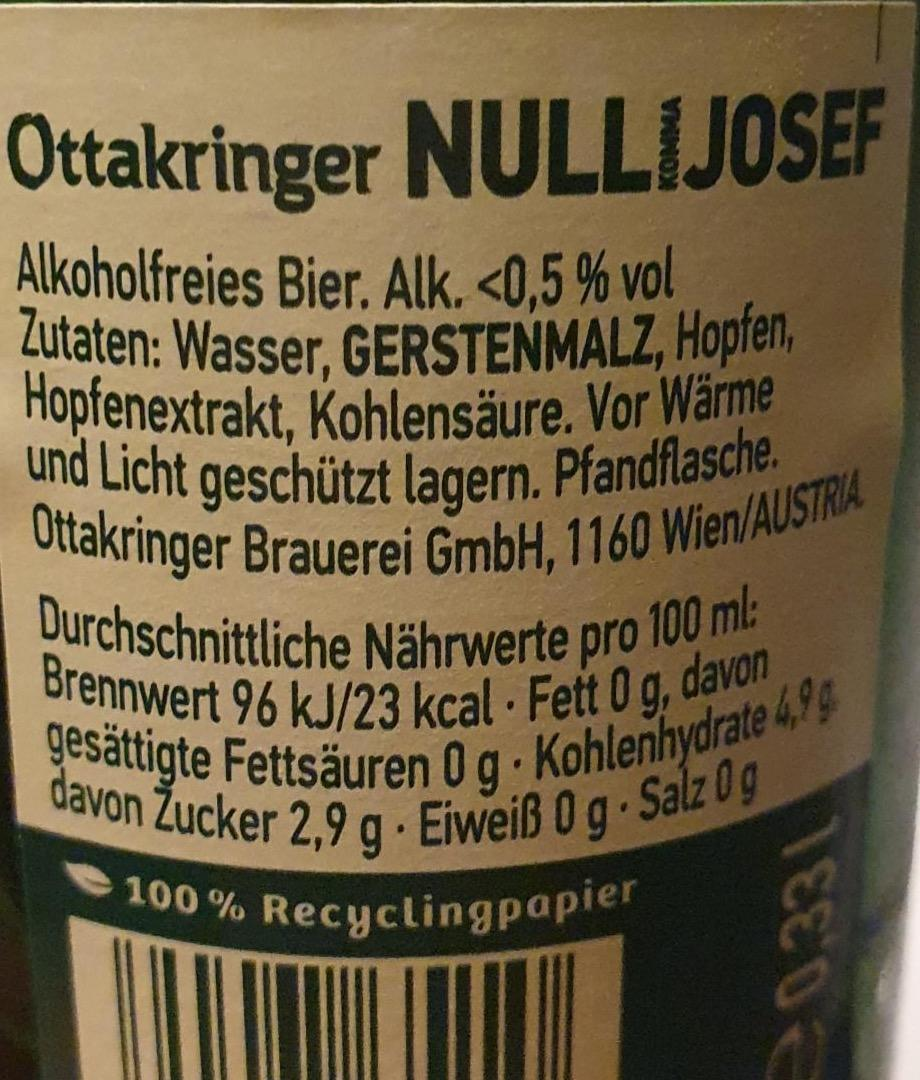 Zdjęcia - Ottakringer NullJosef