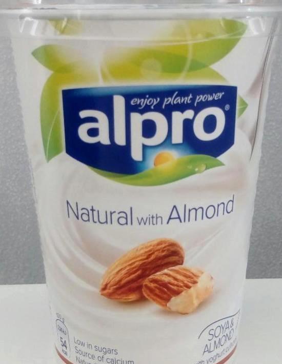 Zdjęcia - Natural with almond soya&almond Alpro