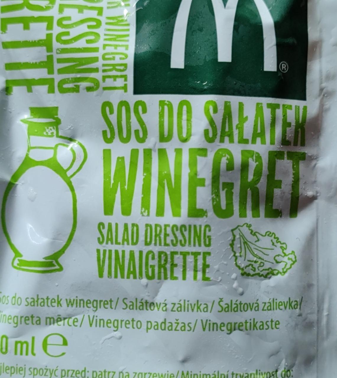 Zdjęcia - Sos winegret McDonald's