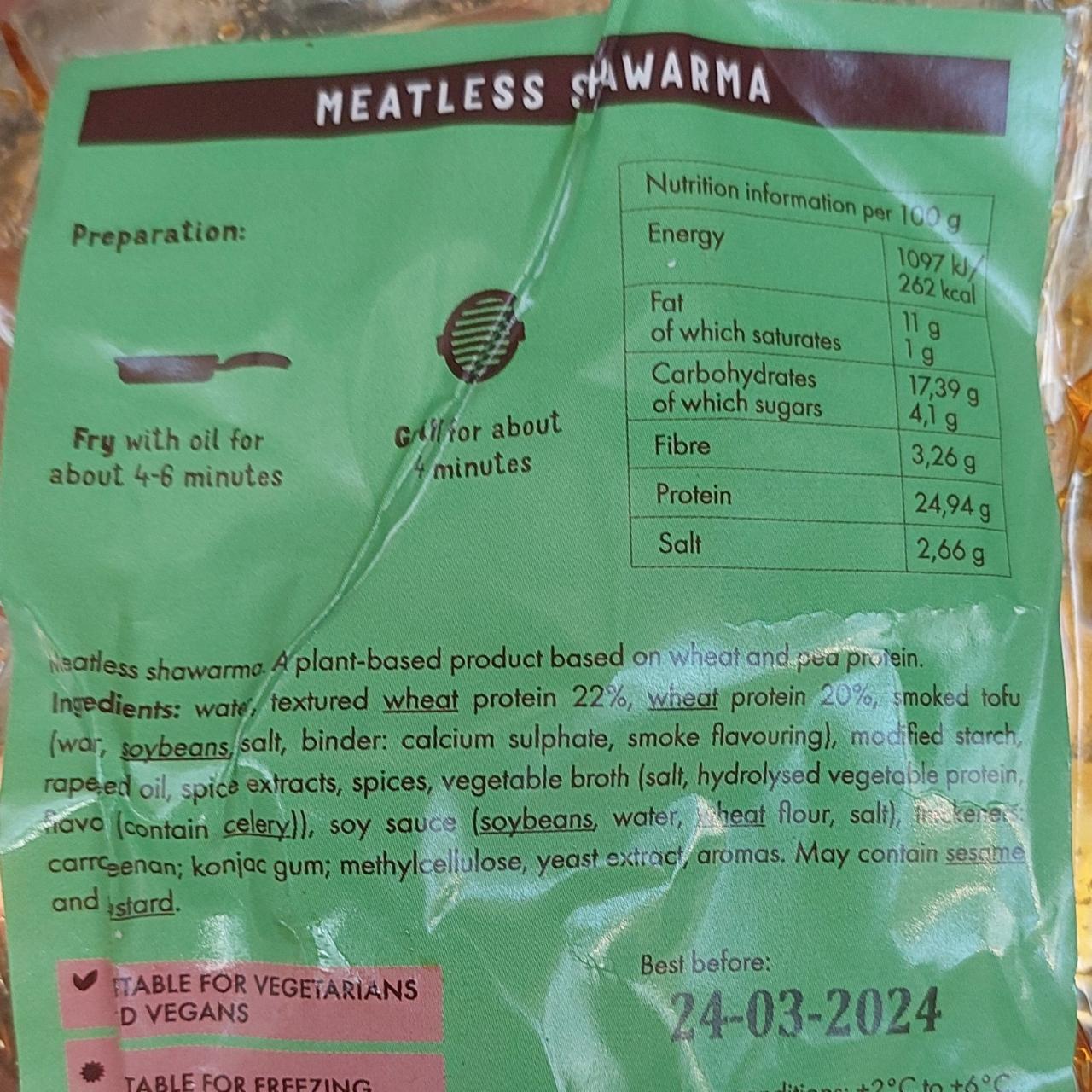 Zdjęcia - Meatless shawarma BezMięsny