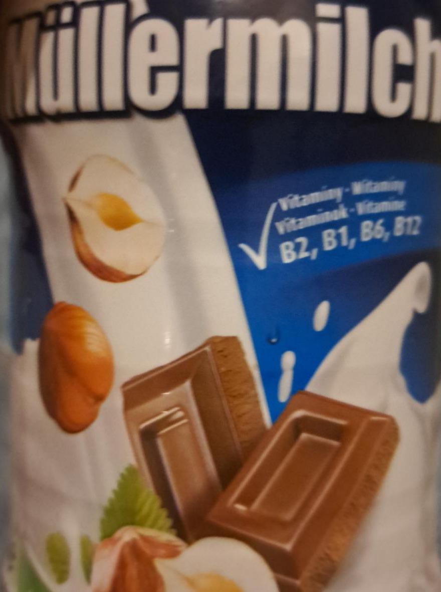 Zdjęcia - mullermilch czekoladowo orzechowy Müller