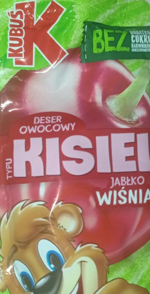 Zdjęcia - Kubuś Deser owocowy Kisiel jabłko wiśnia