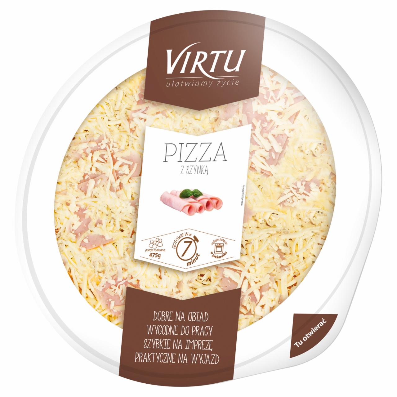 Zdjęcia - Virtu Pizza z szynką 475 g