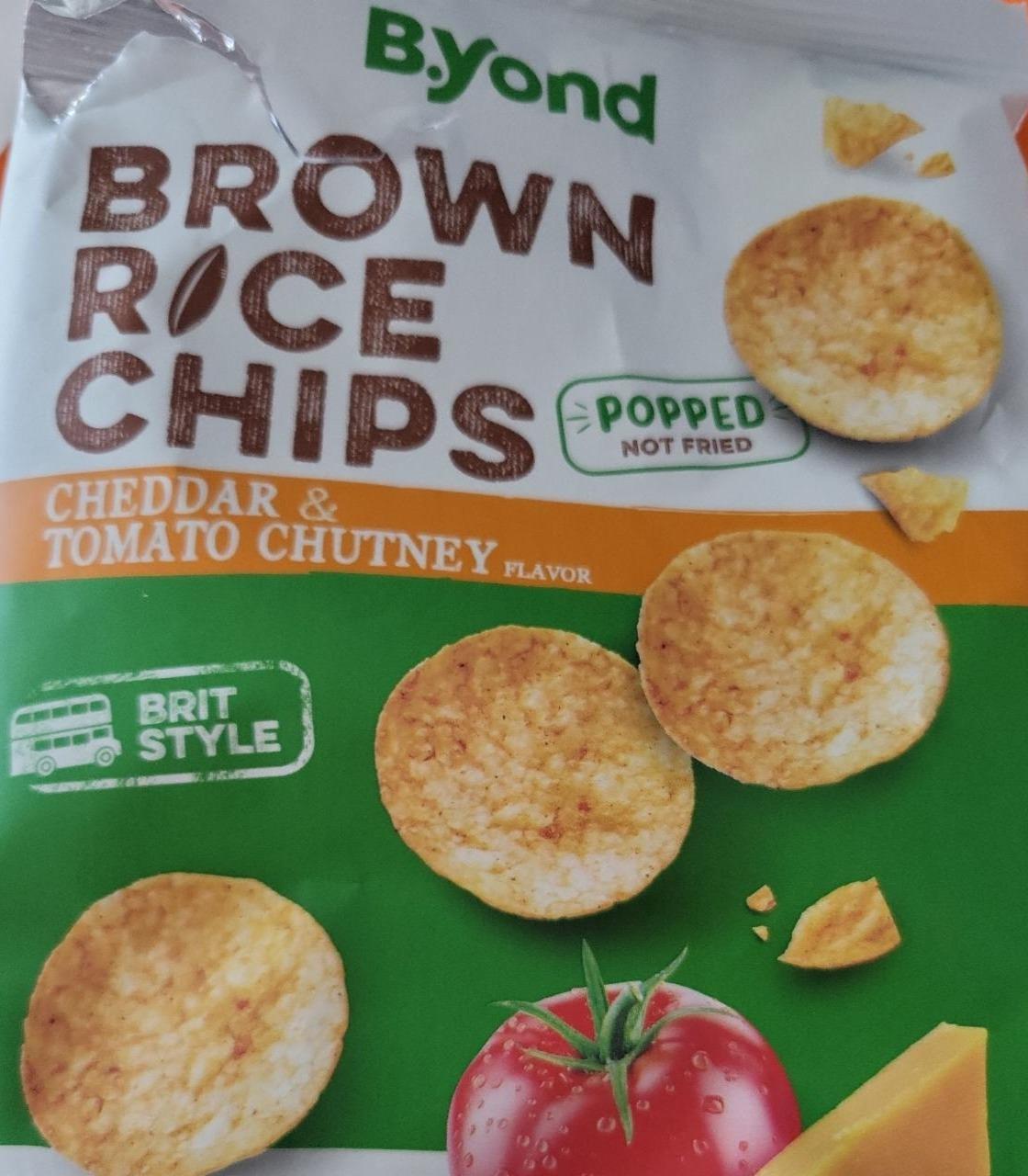Zdjęcia - Brown Rice Chips cheddar & tomato chutney B.yond