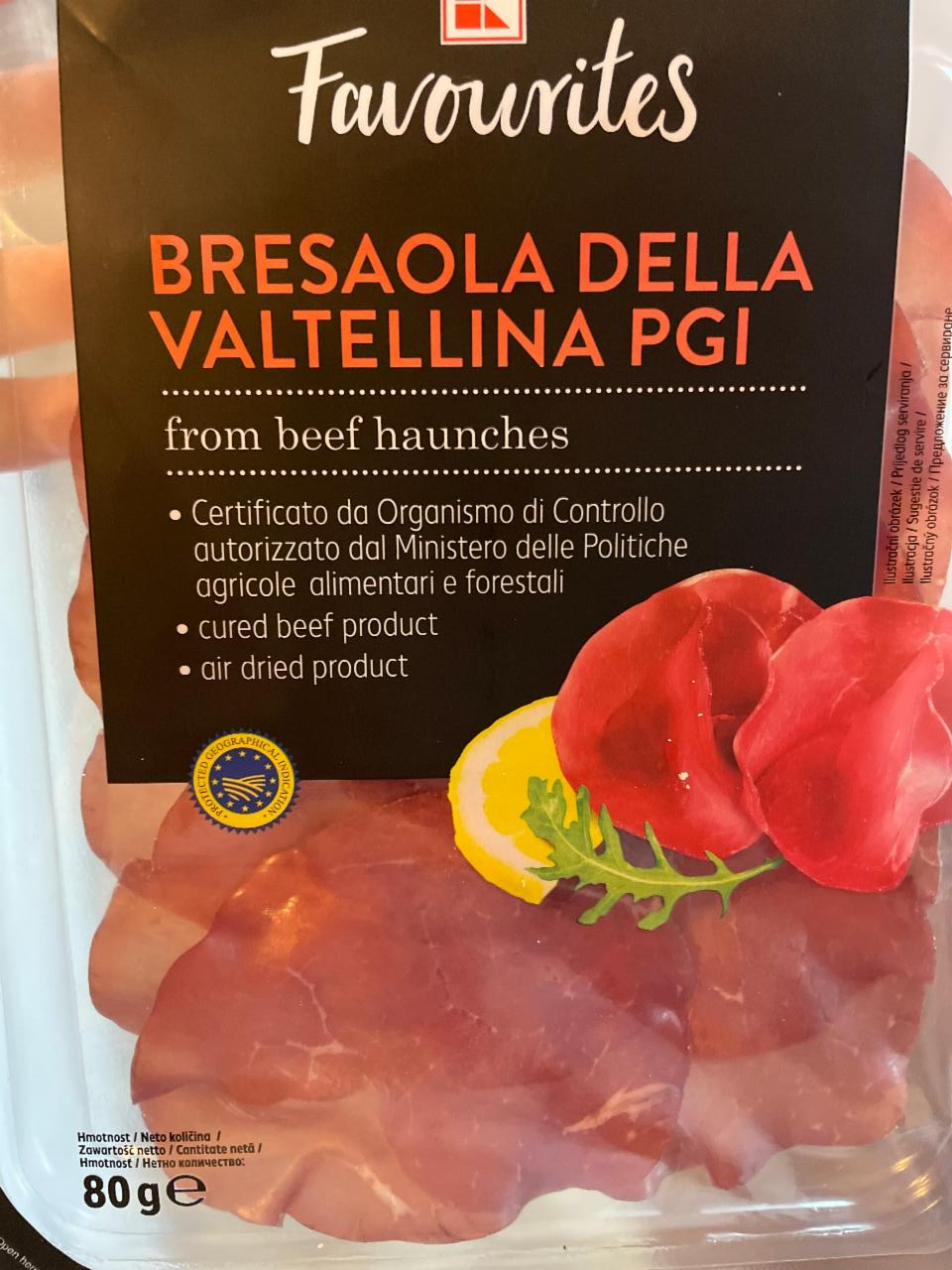 Zdjęcia - Bresaola della Valtellina PGI K-Favourites