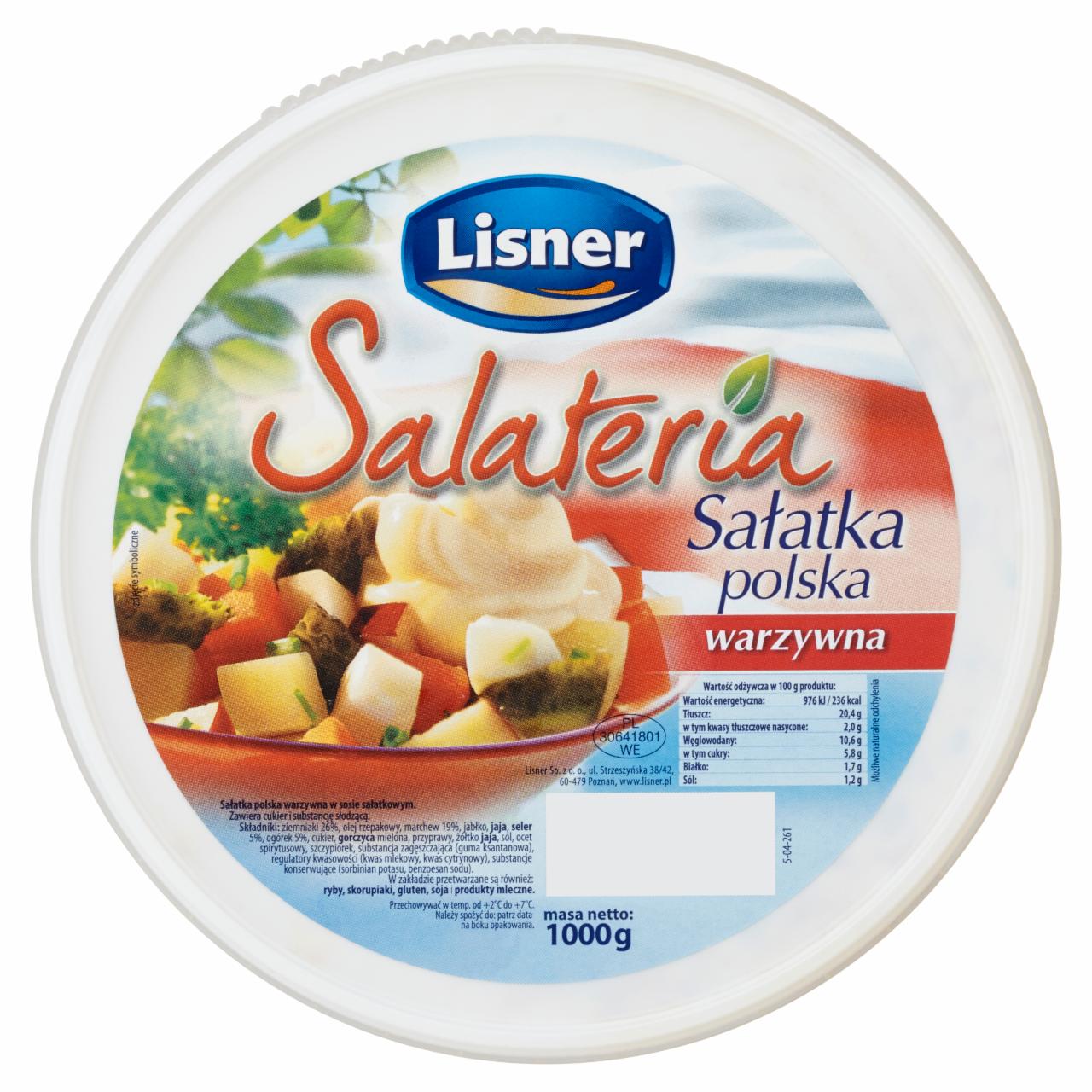 Zdjęcia - Lisner Salateria Sałatka polska warzywna 1000 g