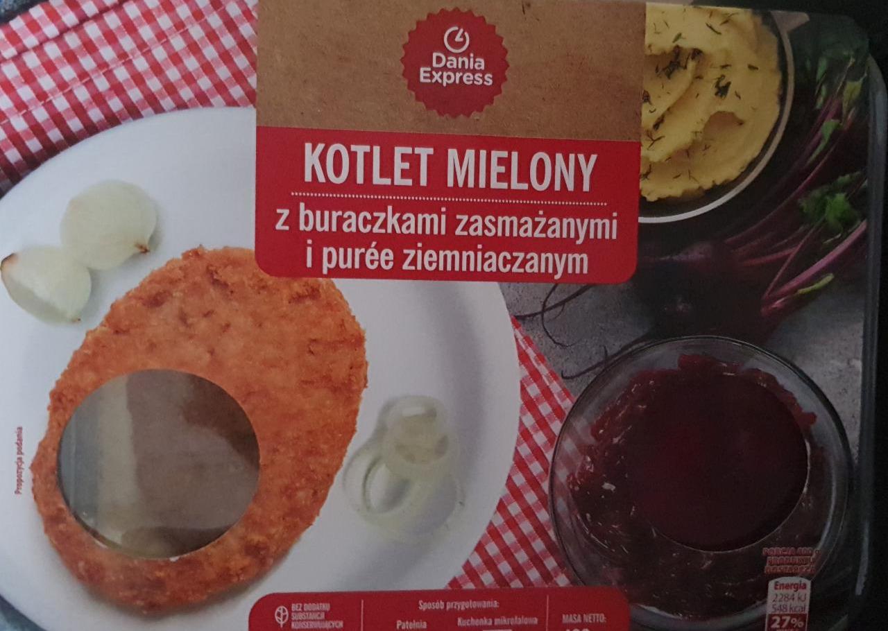 Zdjęcia - Kotlet Mielony z buraczkami Dania Express