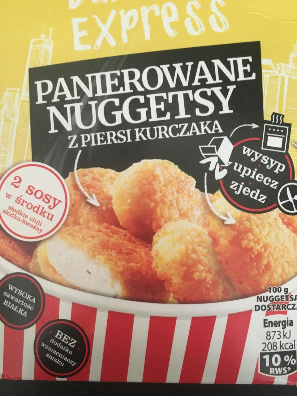 Zdjęcia - Panierowane nuggetsy z piersy kurczaka Danie Express