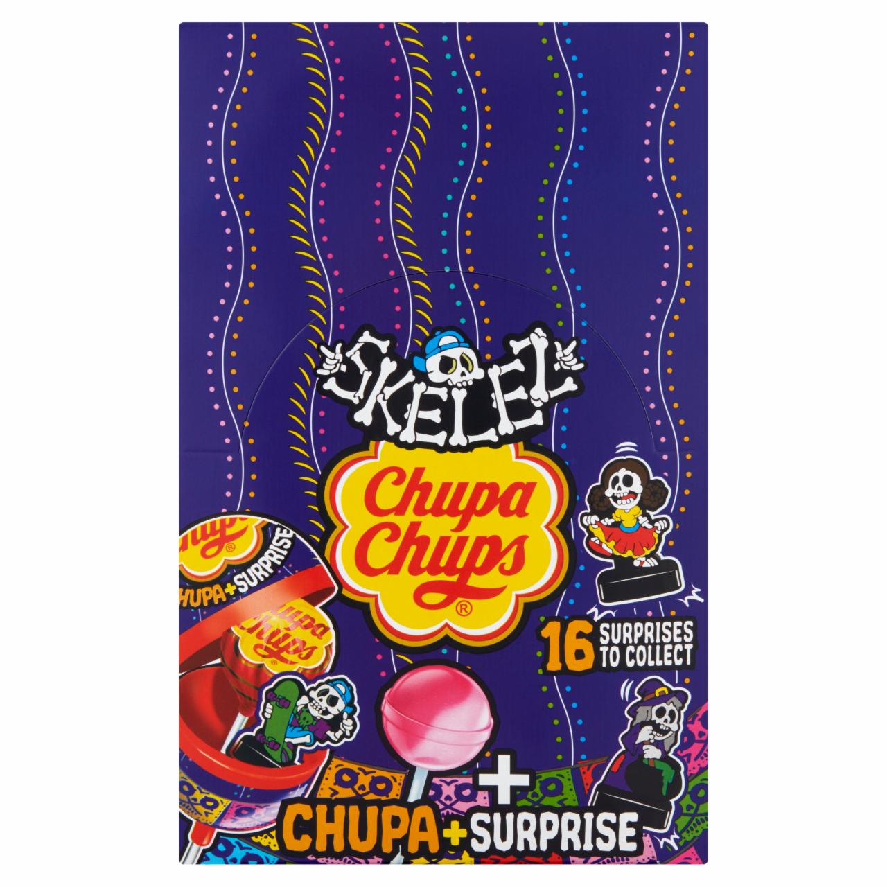 Zdjęcia - Chupa Chups Grippy Heroes Lizaki o smaku truskawkowym 192 g (16 x 12 g)