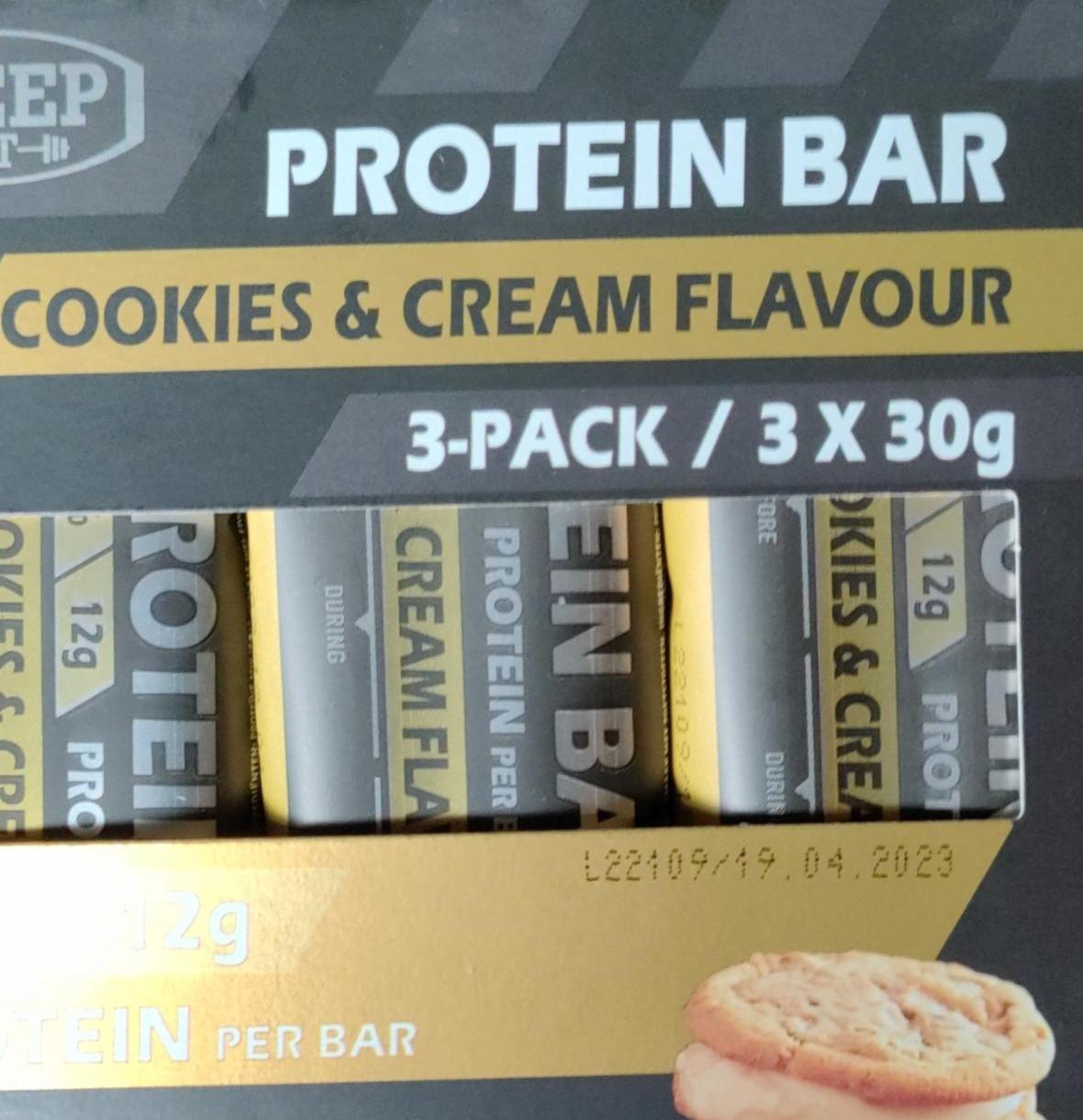 Zdjęcia - protein bar cookies & cream flavour 2Keep Fit