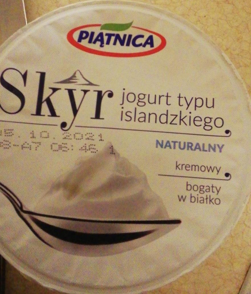 Zdjęcia - Skyr jogurt typu islandzkiego naturalny kremowy Piątnica