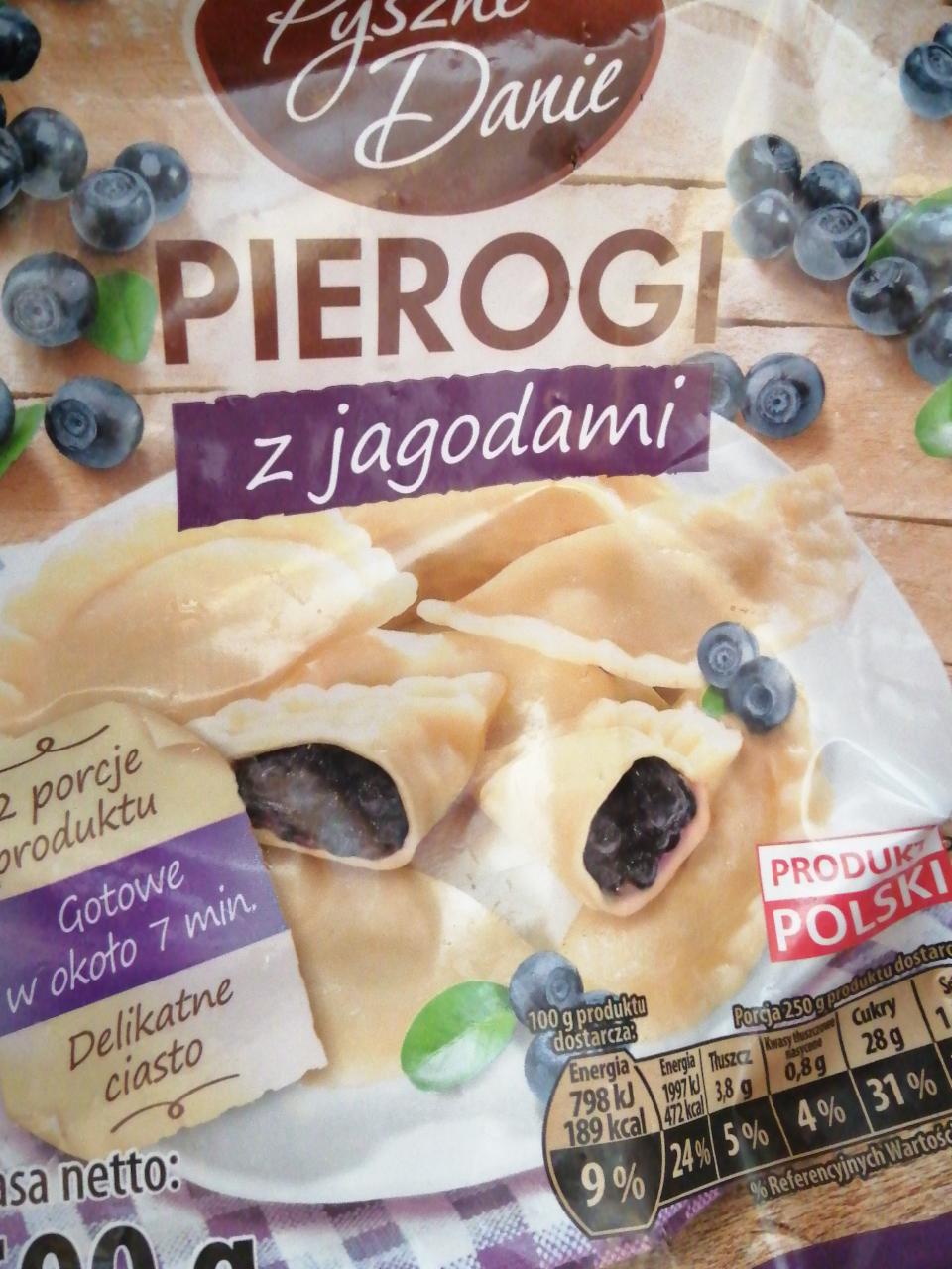 Zdjęcia - Pierogi z jagodami Pyszne danie 