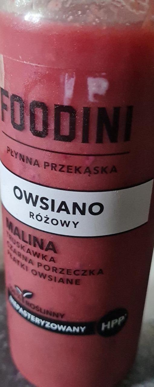 Zdjęcia - Płynna przekąska owsiano rózowy Foodini