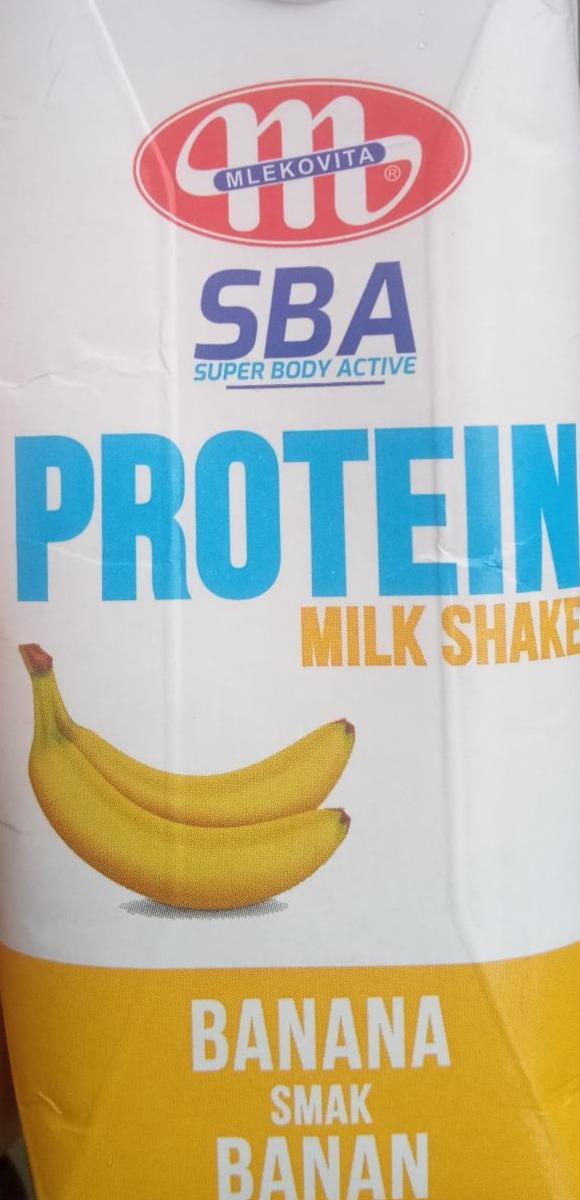 Zdjęcia - Protein milk shake banana SBA Mlekovita