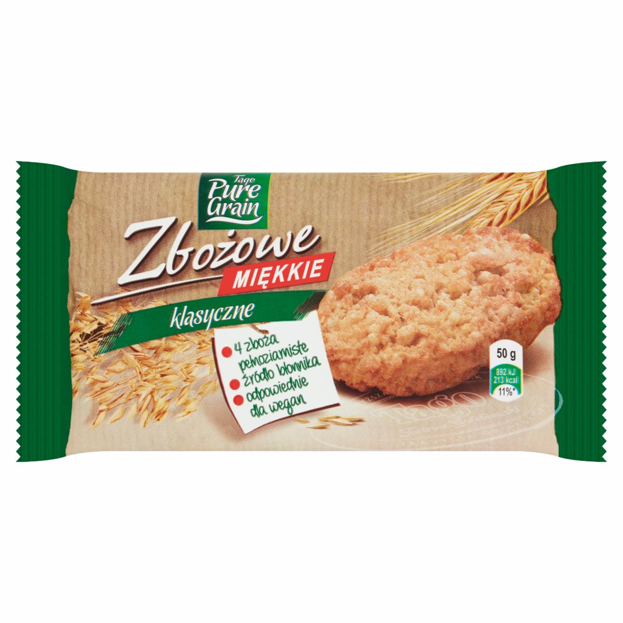 Zdjęcia - Tago Pure Grain Zbożowe miękkie ciastka klasyczne 50 g