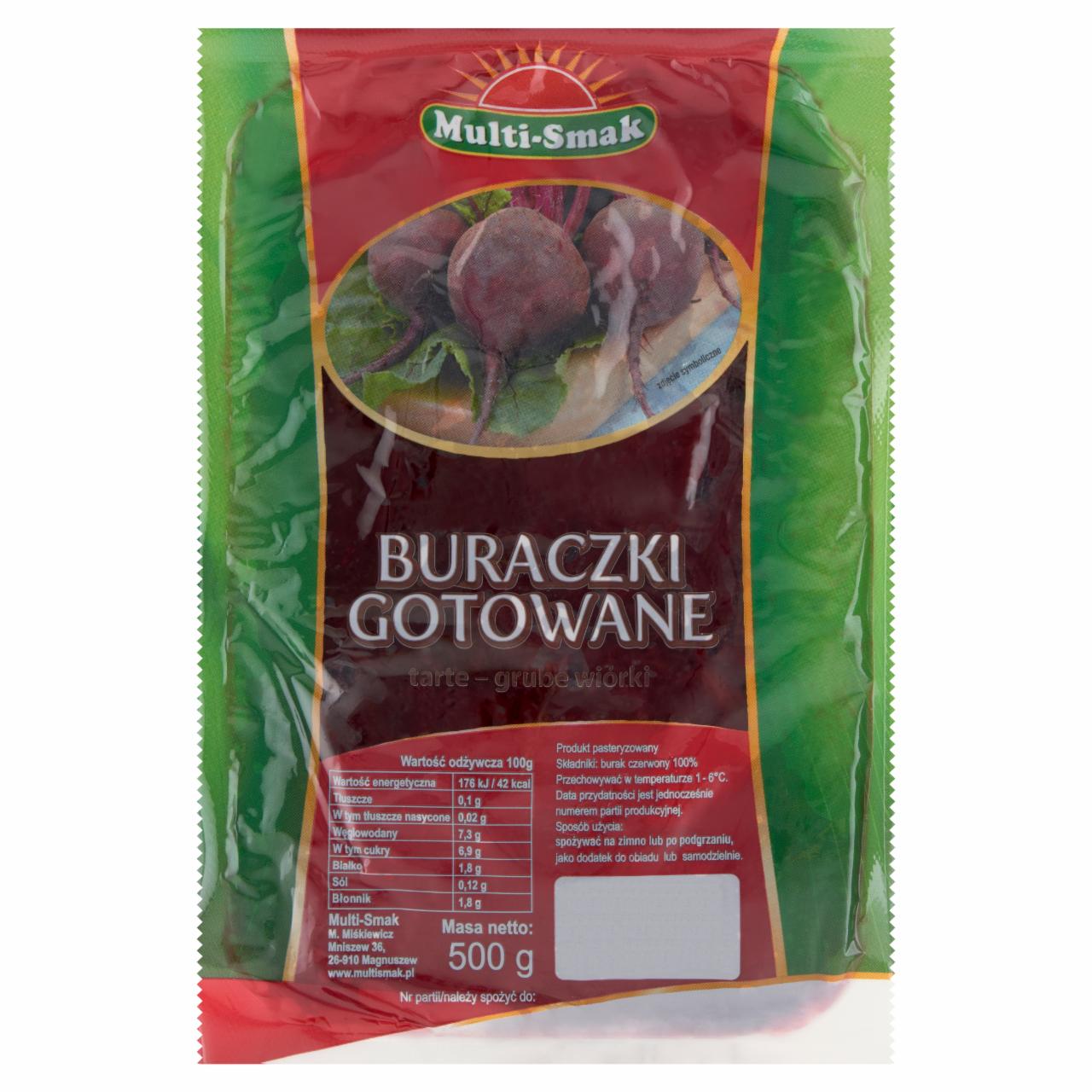 Zdjęcia - Buraczki gotowane tarte grube wiórki