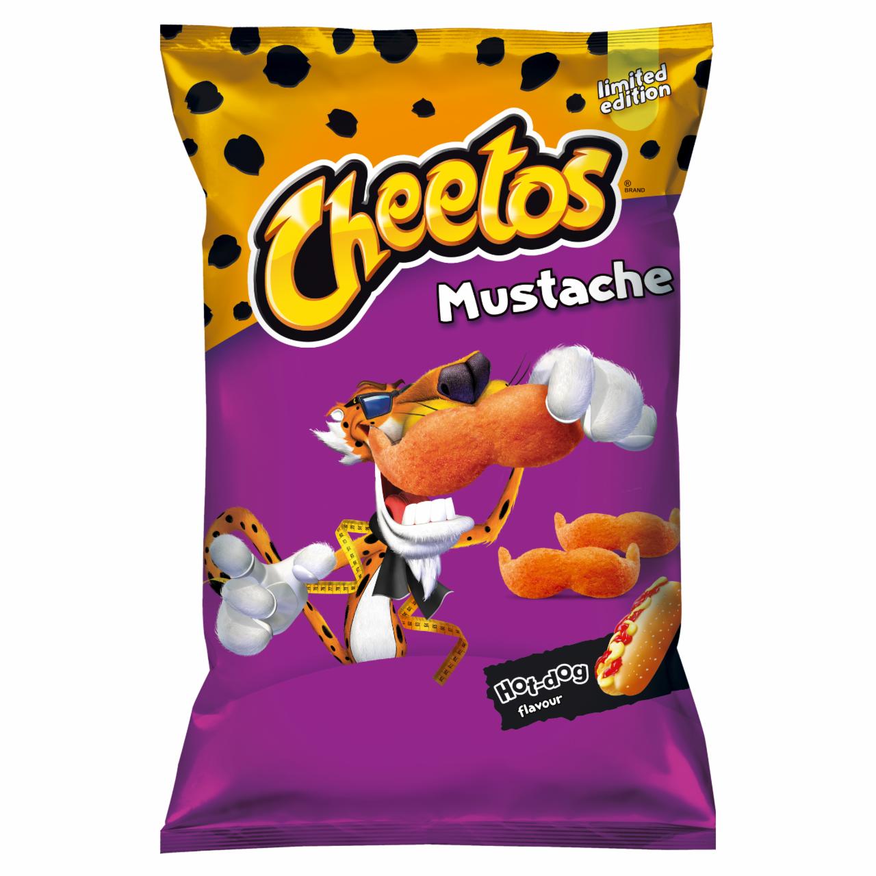 Zdjęcia - Cheetos Mustache Chrupki kukurydziane o smaku hot doga 70 g