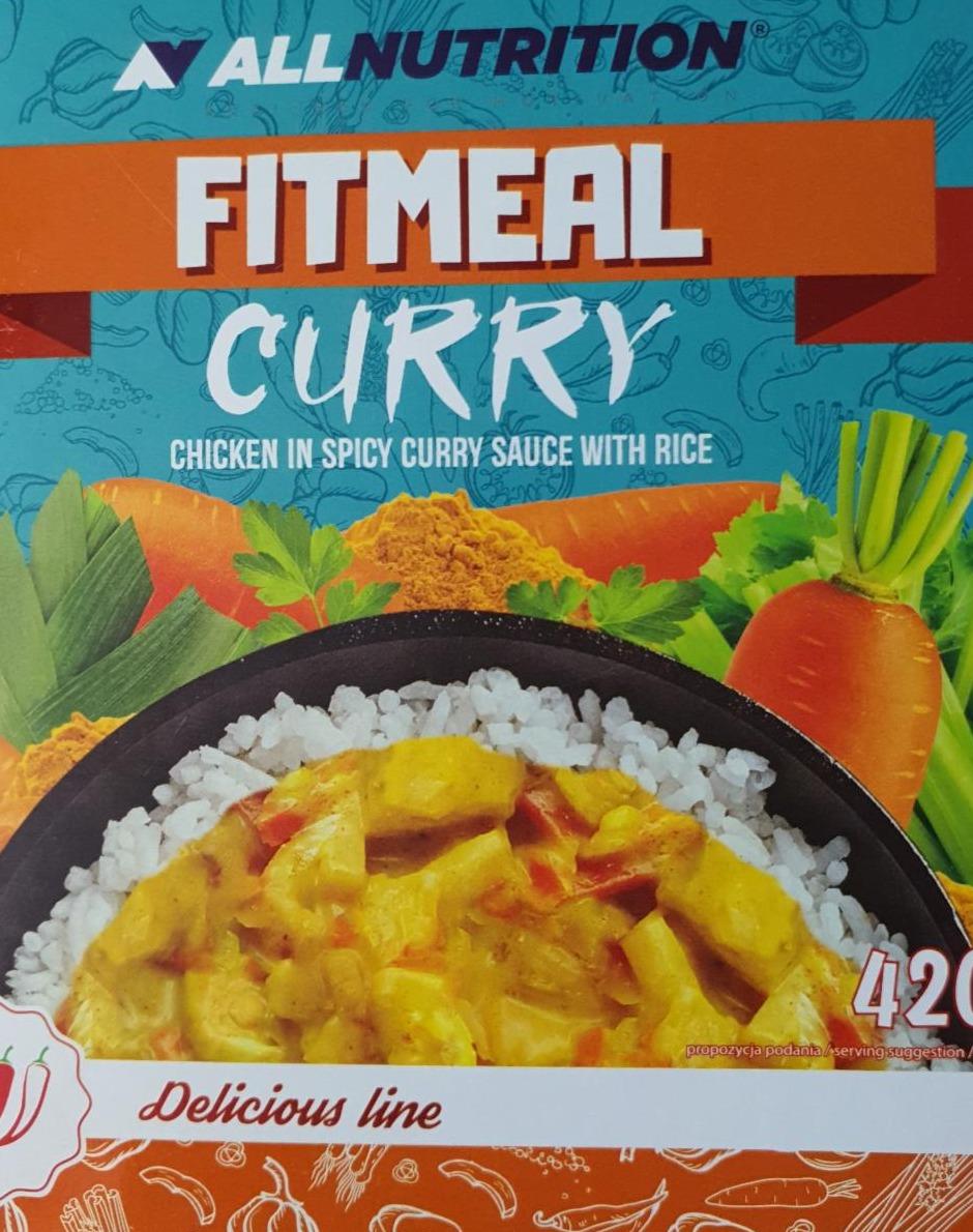 Zdjęcia - Fitmeal curry chicken in spicy sauce with rice AllNutrition
