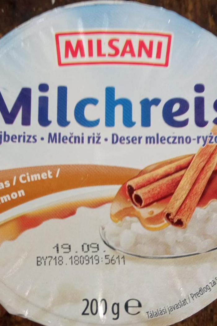 Zdjęcia - Milchreis Deser mleczno ryżowy Milsani