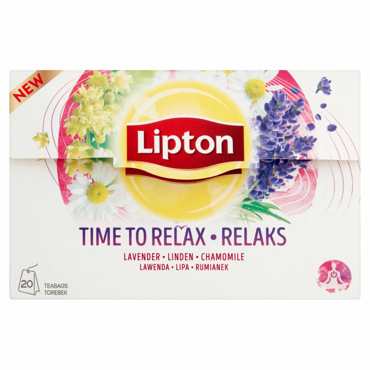 Zdjęcia - Lipton Relaks Herbatka ziołowa 30 g (20 torebek)