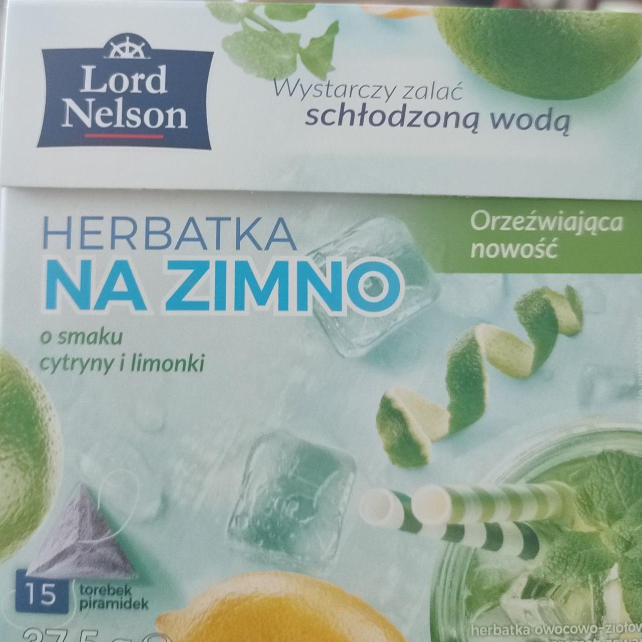 Zdjęcia - Lord Nelson herbatka na zimno o smaku cytryny i limonki (15x2,5=37,5g)