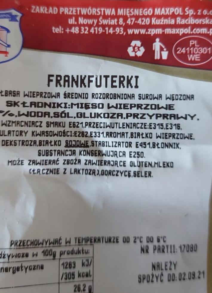 Zdjęcia - Frankfuterki maxpol