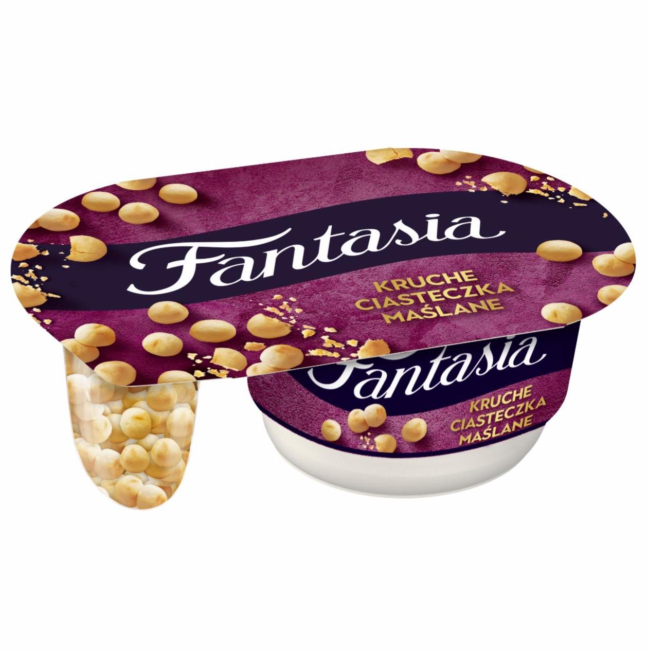 Zdjęcia - Fantasia Jogurt kremowy kruche ciasteczka maślane Danone