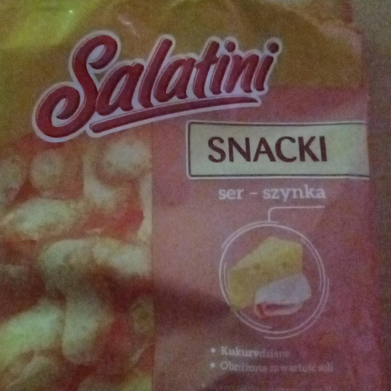 Zdjęcia - chrupki kukurydziane smak ser szynka Salatini