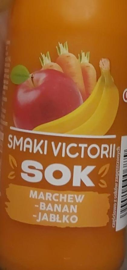 Zdjęcia - Sok marchew banan jabłko Smaki Victorii