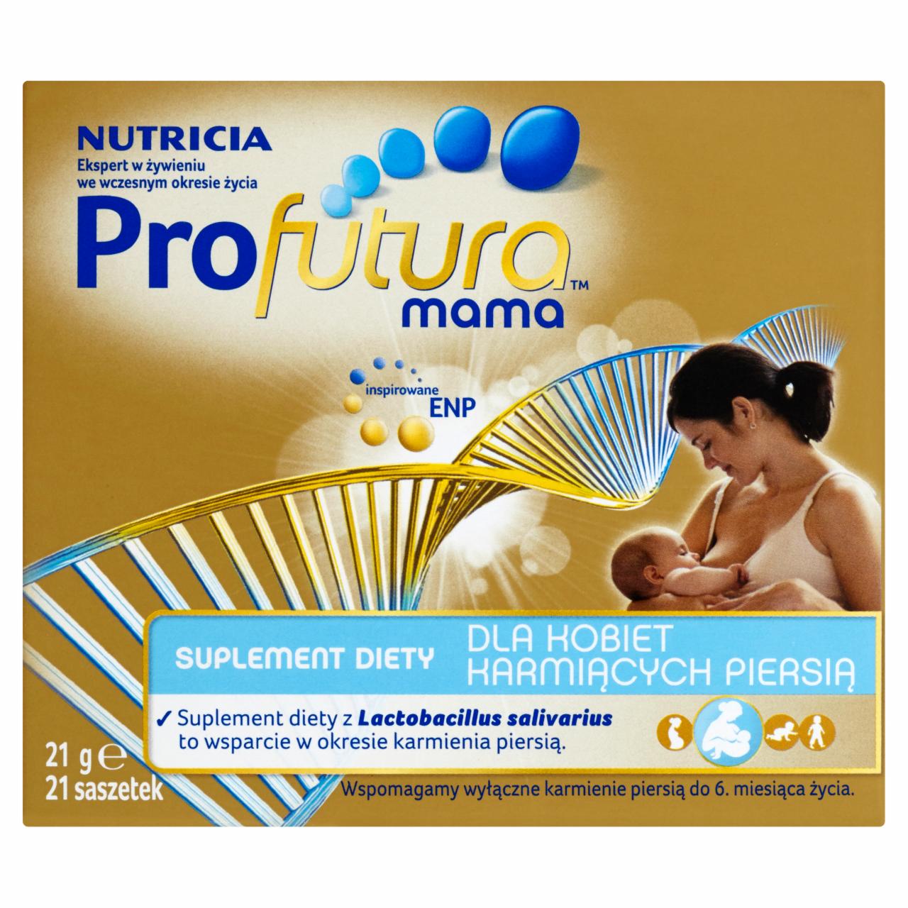 Zdjęcia - Nutricia Profutura Mama Suplement diety dla kobiet karmiących piersią 21 g (21 saszetek)