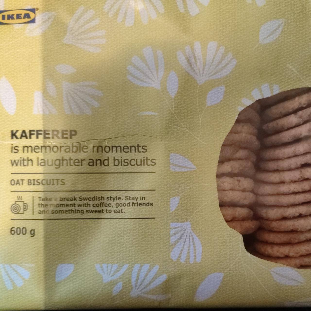 Zdjęcia - KAFFEREP oat biscuits Ikea Food