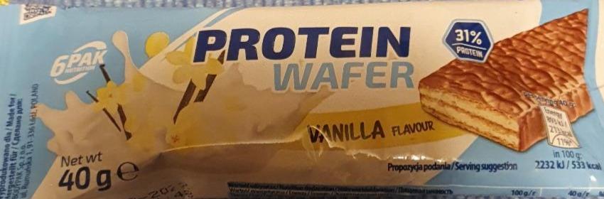 Zdjęcia - 6PAK protein wafer vanilla