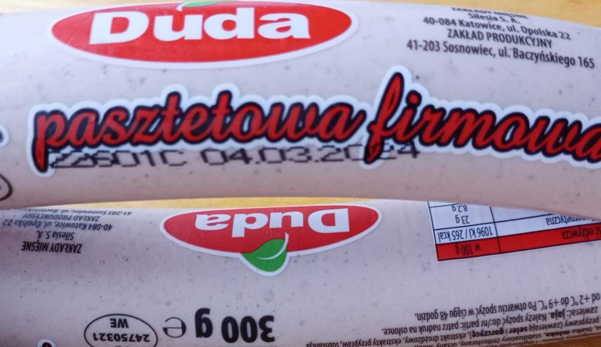 Zdjęcia - Pasztetowa firmowa Duda