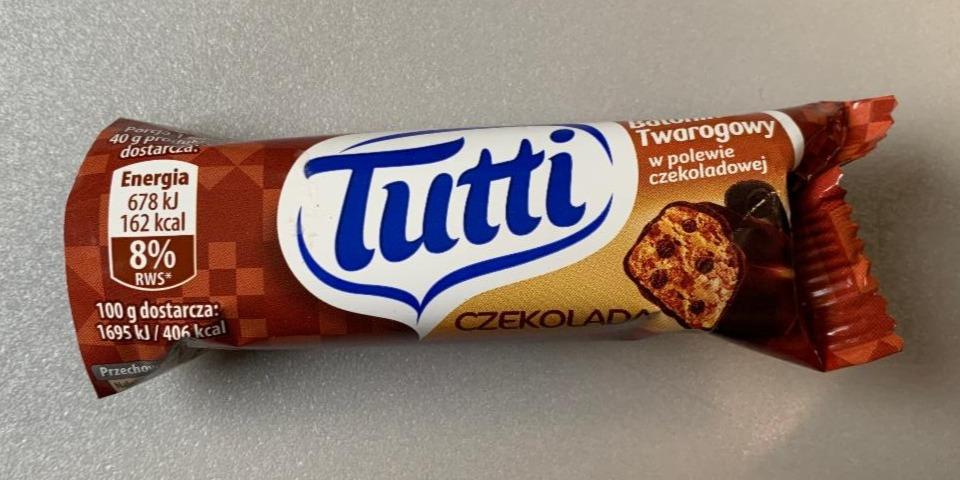 Zdjęcia - Batonik Twarogowy w polewie czekoladowej Tutti
