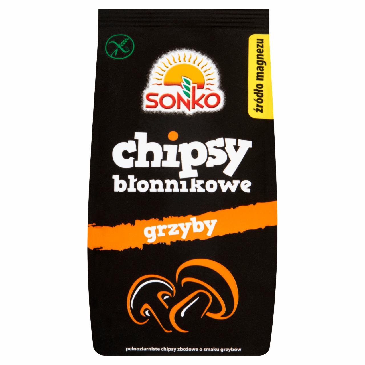 Zdjęcia - Sonko Chipsy błonnikowe grzyby 35 g