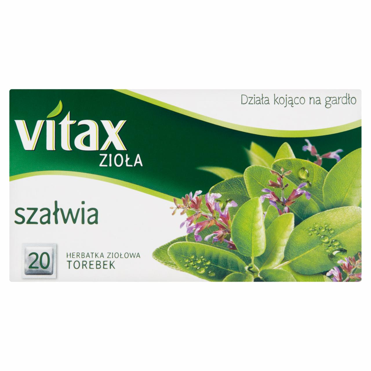 Zdjęcia - Vitax Zioła Herbatka ziołowa szałwia 24 g (20 x 1,2 g)