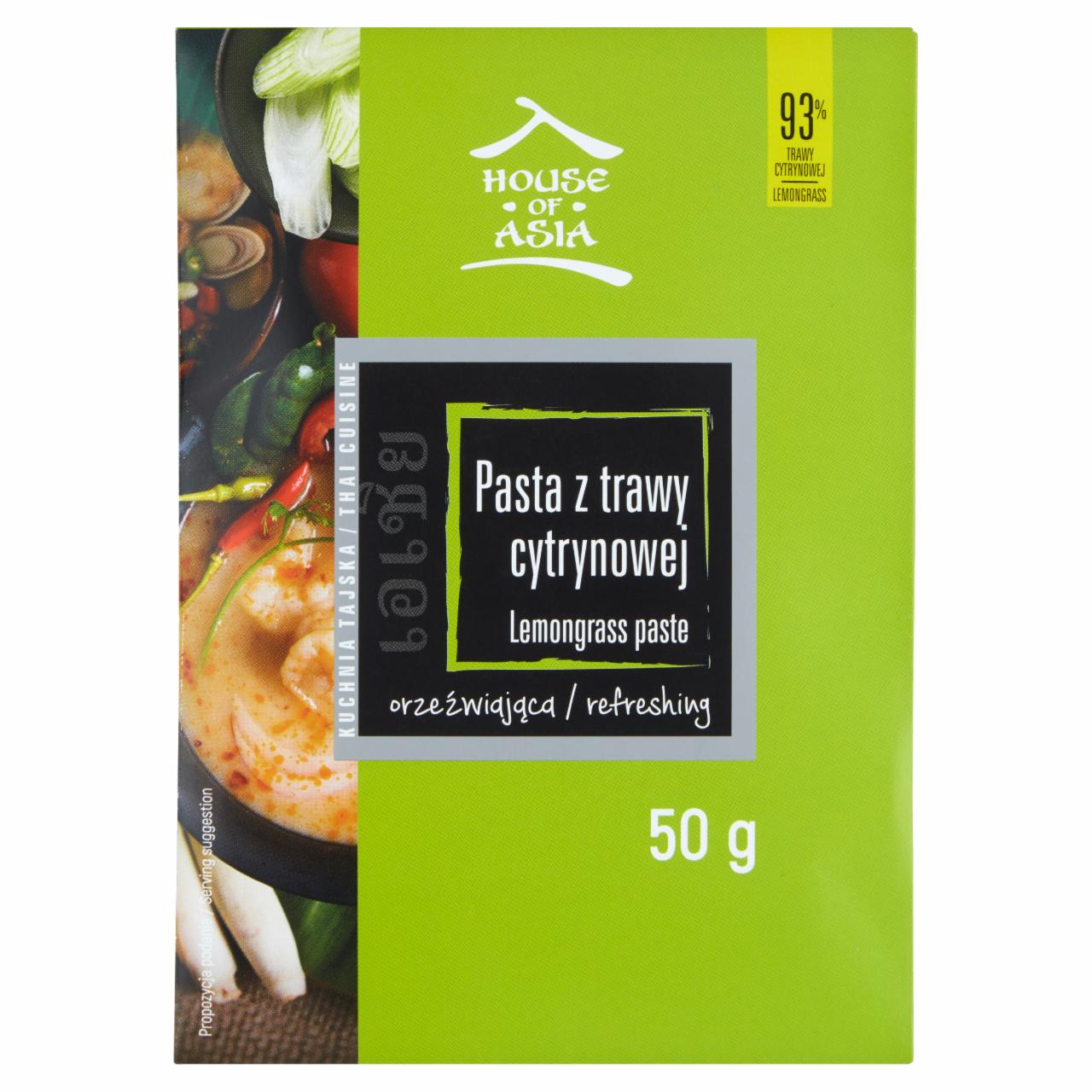 Zdjęcia - House of Asia Pasta z trawy cytrynowej 50 g