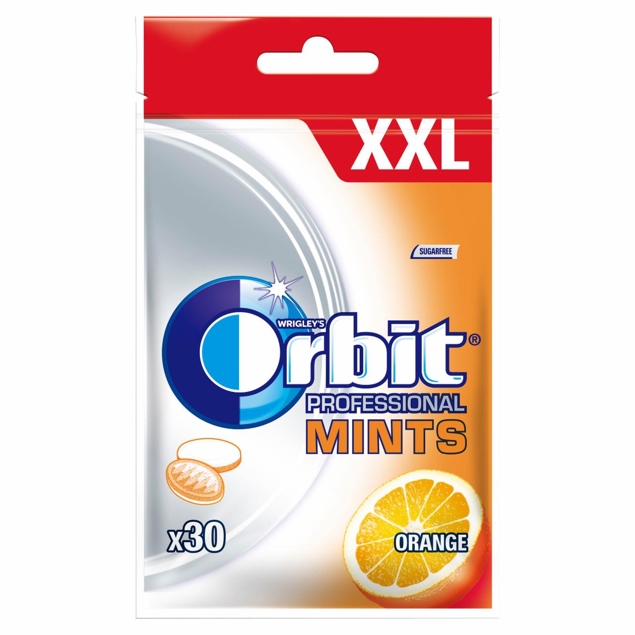Zdjęcia - Orbit Professional Mints Orange XXL Cukierki bez cukru 30 g (30 cukierków)