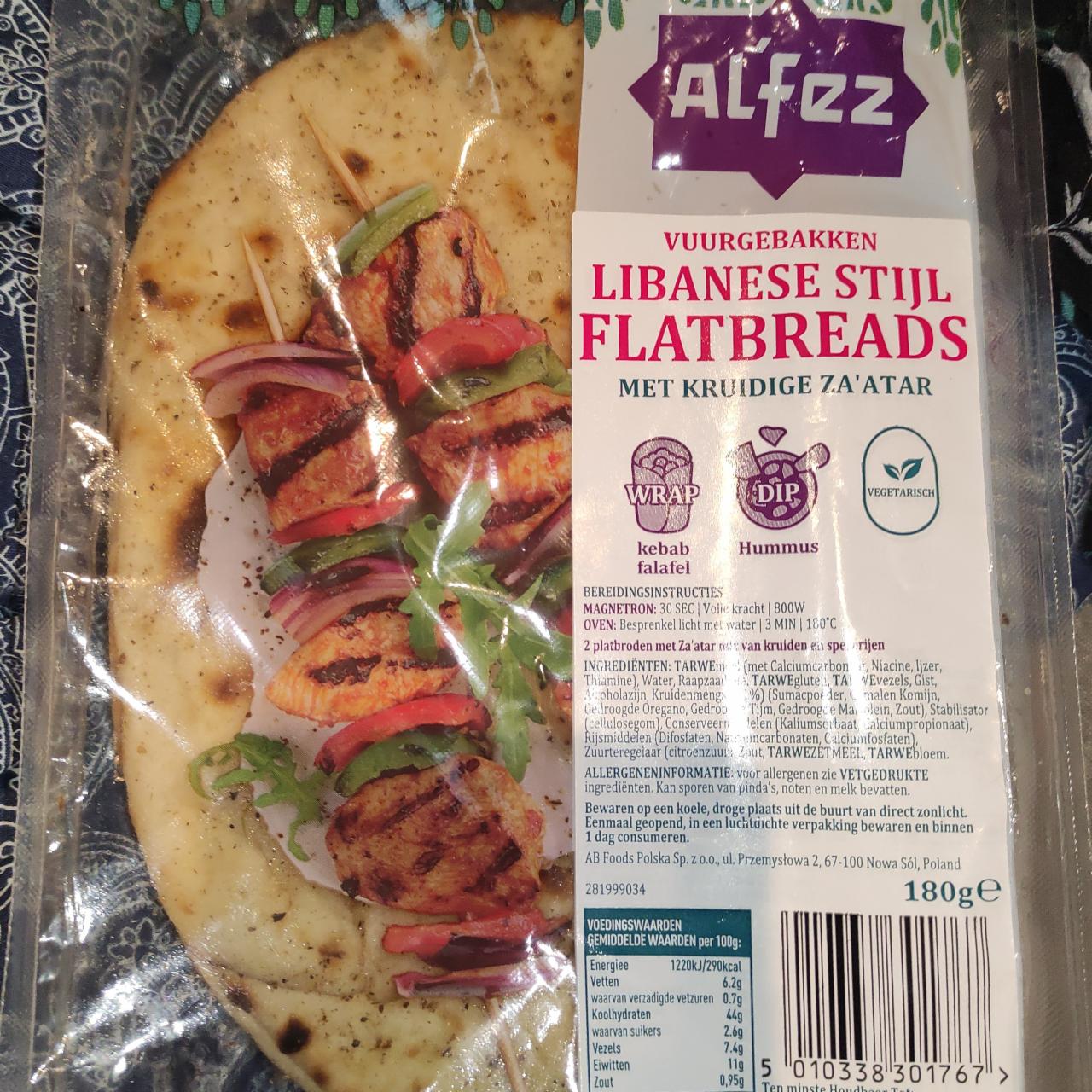 Zdjęcia - Libanese stijl flatbreads Alfez