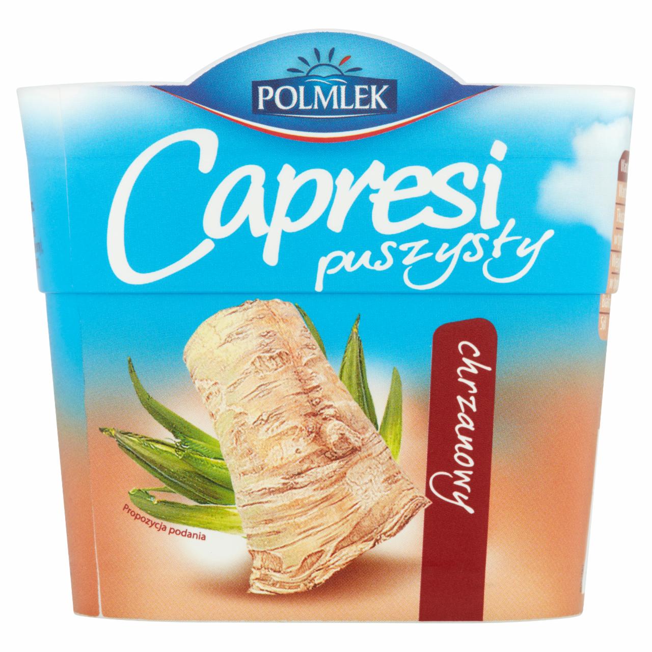 Zdjęcia - Polmlek Capresi puszysty chrzanowy Serek twarogowy 150 g