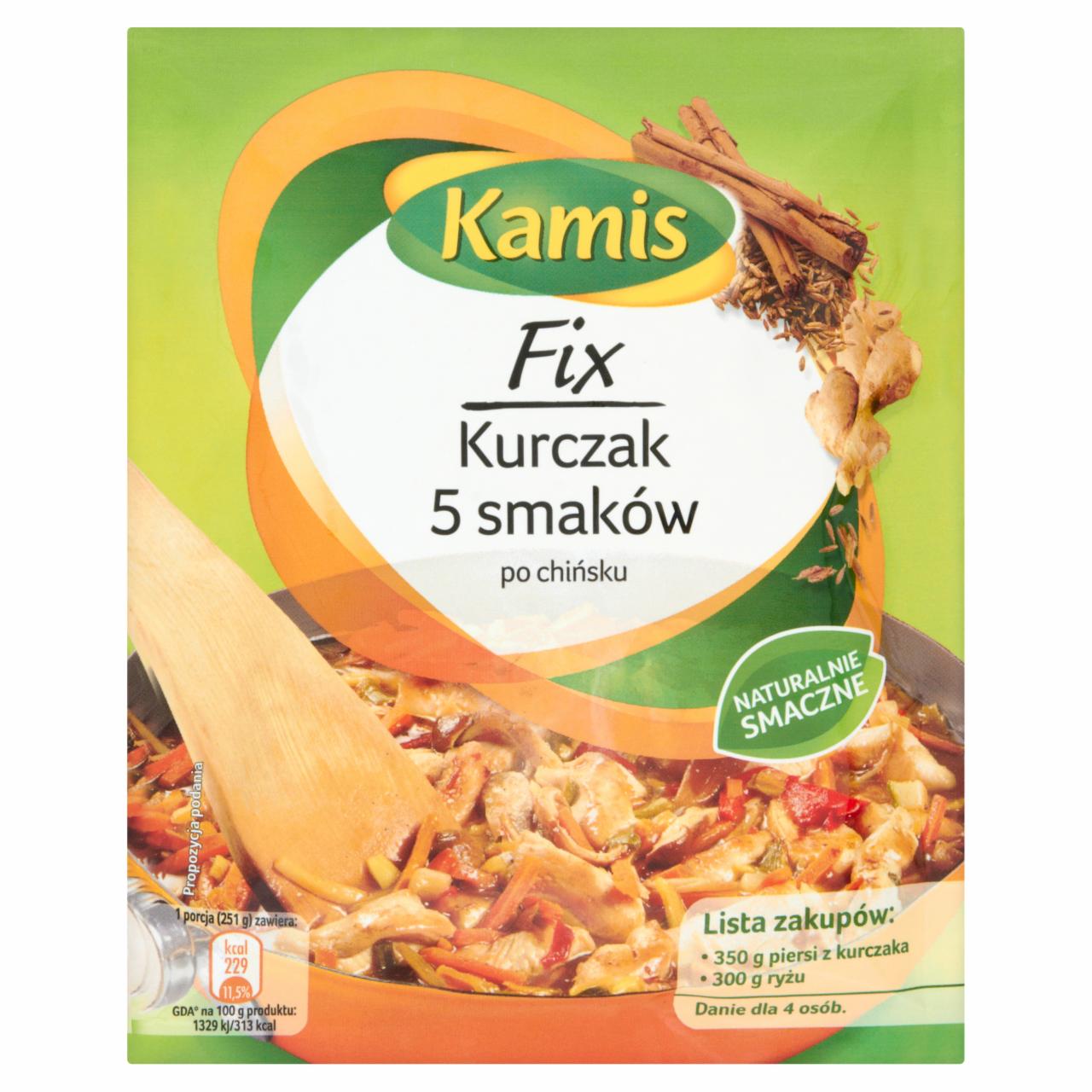 Zdjęcia - Kamis Fix Kurczak 5 smaków po chińsku 52 g