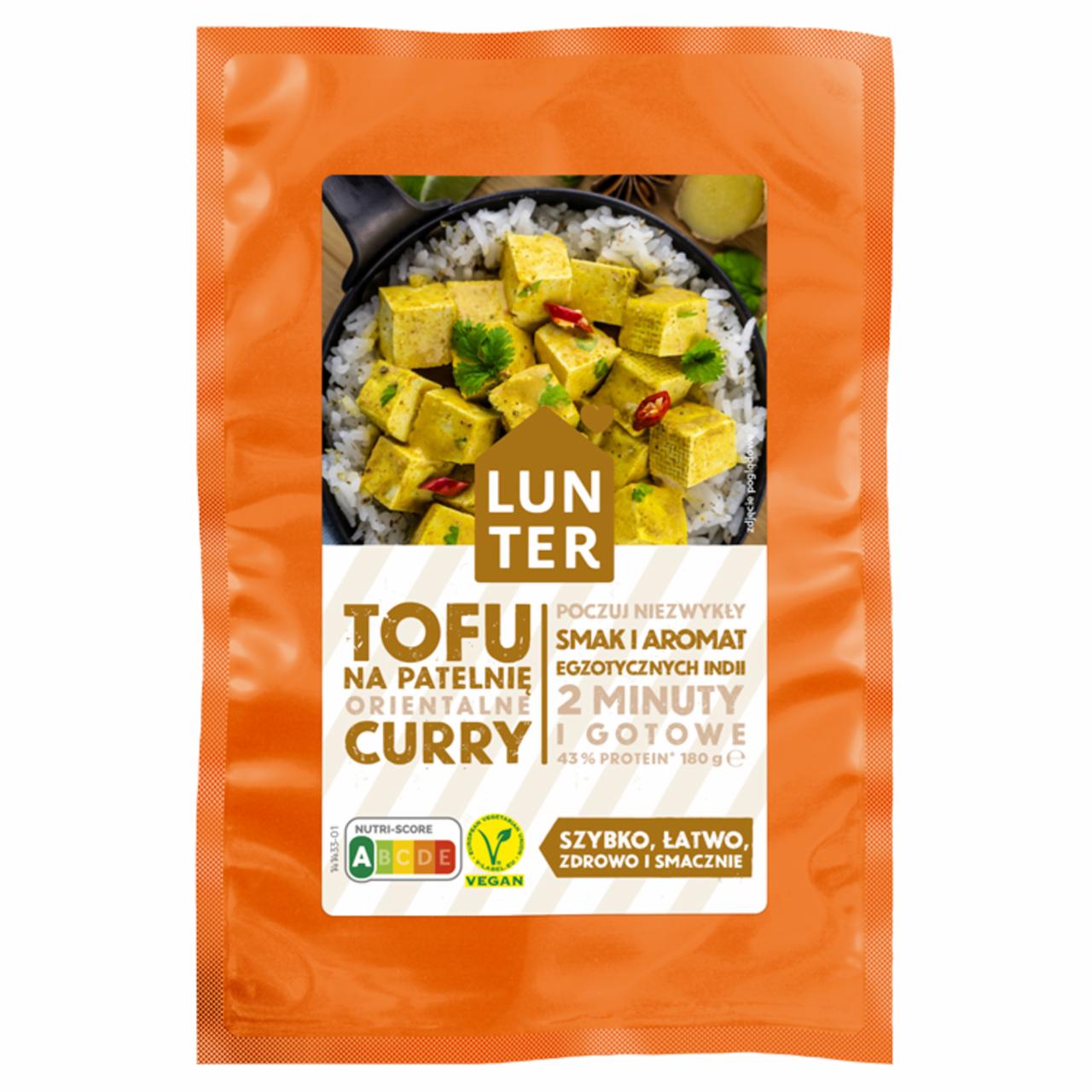 Zdjęcia - Lunter Tofu na patelnię curry 180 g